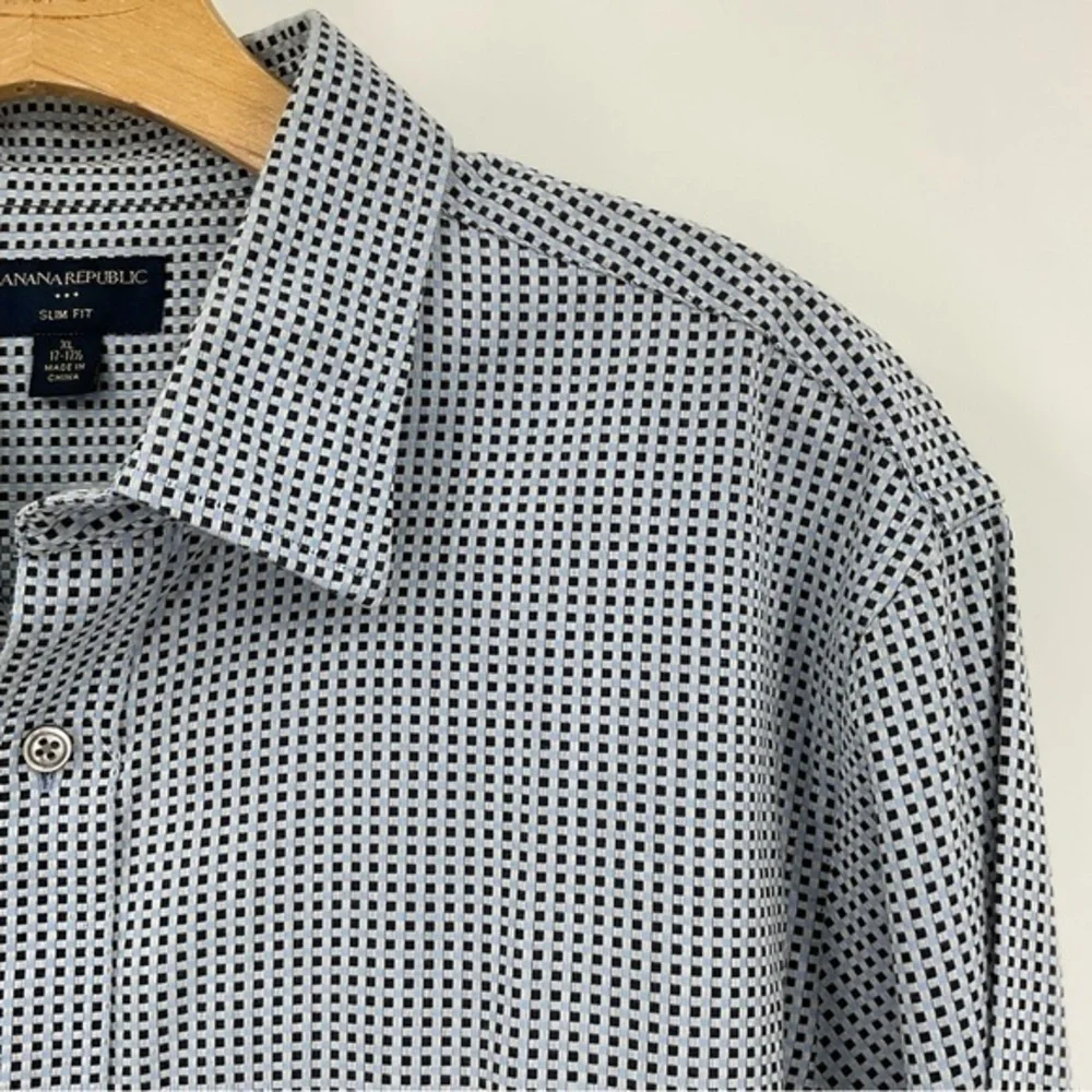 Banana Republic Mens Buttondown Slim-Fit Dress‎ Shirt Size XL J1